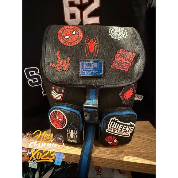 Loungefly Marvel Spider-Man Icons Patches Mini Backpack main image 5